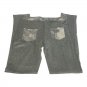 GM Floral Print Womens Stretch Panel Pants S/M Gray & White