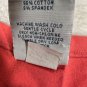 Old Navy Womens Sleeveless Red Tank Top Size S Casual Soft Cotton Blend Crewneck