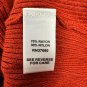 Est. 1946 Womens Burnt Orange Ribbed Sweater Large Rayon Blend Lightweight Knit