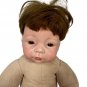 Reborn Realistic Baby Doll With Brown Hair & Soft Vinyl Limbs 20"