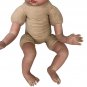 Reborn Realistic Baby Doll With Brown Hair & Soft Vinyl Limbs 20"
