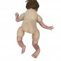 Reborn Realistic Baby Doll With Brown Hair & Soft Vinyl Limbs 20"