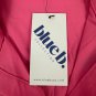 Blue B Collection Womens Western Style Shirt M Sequin Fringe Hot Pink Button-Up