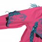 Blue B Collection Womens Western Style Shirt M Sequin Fringe Hot Pink Button-Up
