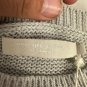One Grey Day Womens Striped Knit Sweater In Sage & Blush Size S