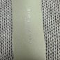 One Grey Day Womens Striped Knit Sweater In Sage & Blush Size S