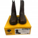 Herman Survivors Mens Steel Toe Plower Brown Waterproof Work Boots Size 12 Leath
