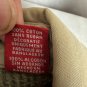 Chaps Denim Mens Size M Long Sleeve Khaki Button-Up Shirt Fleece Lined