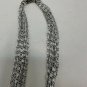 Vintage Silver Multi-Strand Celebrity Necklace