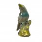 Vintage Ceramic Bird Figurine Hand-Painted Multicolor Glaze Design 5" Collectibl
