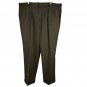Dockers Mens Relaxed Fit Pleated Khaki Pants Size W40 L32 Wool Blend Brown