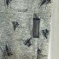 Converse All Star Men Grey Jogger Pants Drawstring Medium Black Graphic Print
