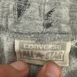 Converse All Star Men Grey Jogger Pants Drawstring Medium Black Graphic Print