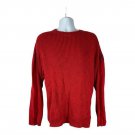 Nautica Jeans Company Mens Red Ribbed Sweater XL Long Sleeve Ramie Cotton Blend Nautica Jeans Company Mens Red Ribbed Sweater XL Long Sleeve Ramie Cotton Blend