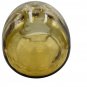 Vintage 1960s Hazel Atlas Amber Glass Pitcher Mid-Century Modern Textured Handle
