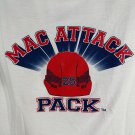 Fruit Of The Loom Mac Attack Pack T-Shirt Mens Size L White Graphic Fruit Of The Loom Mac Attack Pack T-Shirt Mens Size L White Graphic