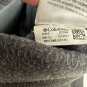 Columbia Boys Full Zip Charcoal Gray Fleece Jacket Size L Lightweight Warm Layer