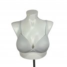 Blissful Benefits Warners Lightly Lined Underwire Bra 36C White Nylon Comfort