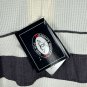 Knightsbridge Mens Short Sleeve Polo Shirt Beige & Black Stripe Size L