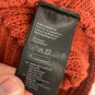 H&M Womens Rust Orange Knit Sweater Size Medium Pullover Lightweight