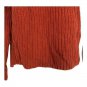 H&M Womens Rust Orange Knit Sweater Size Medium Pullover Lightweight