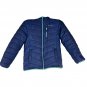 Eddie Bauer Kids M 10/12 Reversible Jacket Faux Fur Lined Teal Navy Lightweight