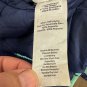 Eddie Bauer Kids M 10/12 Reversible Jacket Faux Fur Lined Teal Navy Lightweight