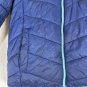Eddie Bauer Kids M 10/12 Reversible Jacket Faux Fur Lined Teal Navy Lightweight