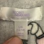 Secret Treasures Womens Gray Henley Pajama Top Dachshund Print Size Large