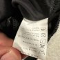 Velvet Black Track Jacket XXL With White Stripes Full Zip Unisex