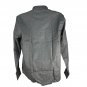 Stitch Note Mens Grey Long Sleeve Shirt L Classic Collar 100% Egyptian Cotton