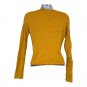 H&M Womens Mustard Yellow Long Sleeve Ribbed Knit Sweater M Lightweight Crewneck