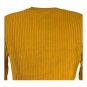 H&M Womens Mustard Yellow Long Sleeve Ribbed Knit Sweater M Lightweight Crewneck