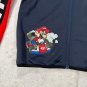 Mario Kart Boys Red/Blue Zip Hoodie Size 6/7 Checkered Sleeves Nintendo Logo