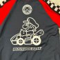 Mario Kart Boys Red/Blue Zip Hoodie Size 6/7 Checkered Sleeves Nintendo Logo