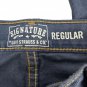 Signature By Levi Strauss & Co. Mens Regular Fit Jeans 34x34 Blue Denim