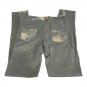 Womens Floral & Leopard Print Stretch Pants S/M Gray Blue Casual Made In China