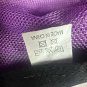 Sun Shade Purple & Gray Wide Brim Hat With Chin Strap & Mesh Panels