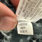 Old Navy Womens Large Fleece Zip-Up Jacket Black White Nordic Pattern Mock Neck