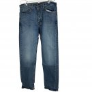 Levis 505 Original Fit Mens Jeans W36 L36 Medium Wash Denim Straight Leg