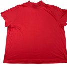 American Sweetheart Red Womens T-Shirt 3X Short Sleeve Relaxed Fit Cotton Blend