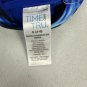 Time And Tru Blue Patterned Swim Top Size Small Adjustable Back Straps