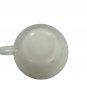 White Ceramic Coffee/Tea Cup Pre-Owned Vintage Style Simple Handle Design Durabl