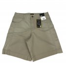 Lee 8" Bermuda Womens Khaki Shorts Size 4 Mushroom Tan Cotton Blend Casual