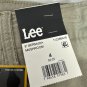 Lee 8" Bermuda Womens Khaki Shorts Size 4 Mushroom Tan Cotton Blend Casual