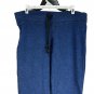 SO Womens Blue Lounge Pants Drawstring Size L Relaxed Fit 100% Cotton