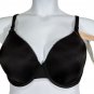 Calvena 38D Womens Black Underwire Padded Bra With Adjustable Straps & Lace Trim