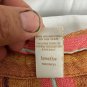 PrAna Women's Striped Long Sleeve Button-Down Tunic Shirt Size L