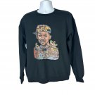 Fresh Prince Graphic Sweatshirt L Jerzees NuBlend Black Cotton/Poly Blend