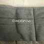 Claiborne Mens Size 40x32 Dress Pants Brown Herringbone Flat Front Pleated